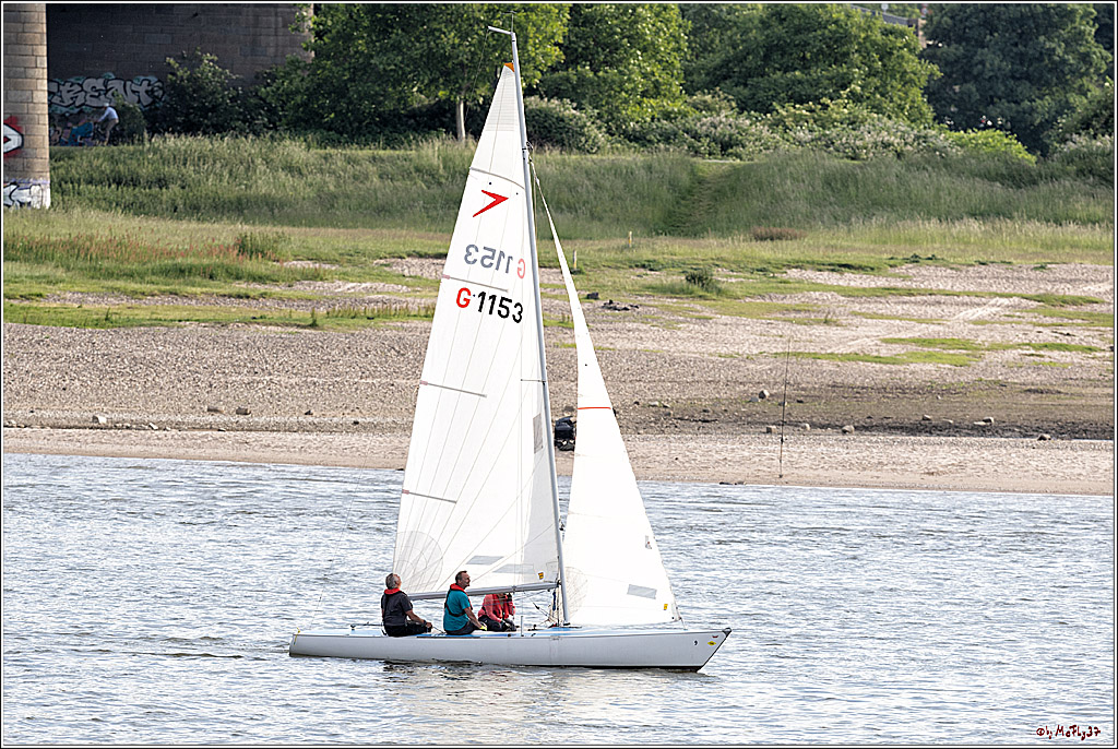 100 Jahre Rheinwoche 2022 - 2. Wettfahrt  Hitdorf - Duesseldorf, 03.06.2022,